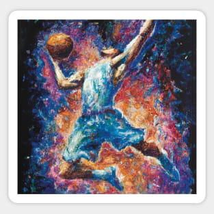 Road to Victory: Basketball Shirt to Warm Up the Game Sticker